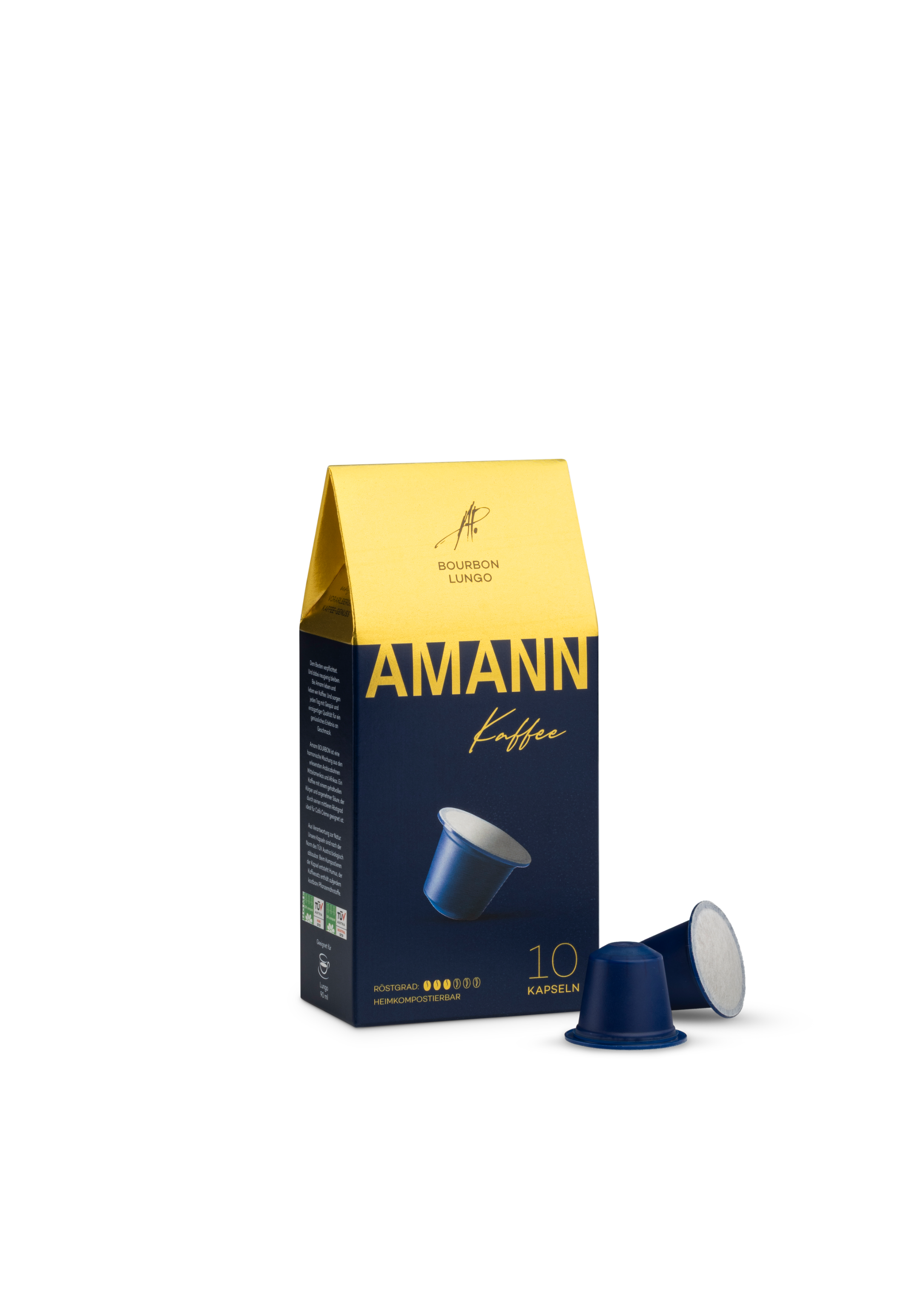 Amann Kaffee - Bourbon Lungo (10 Kapseln)