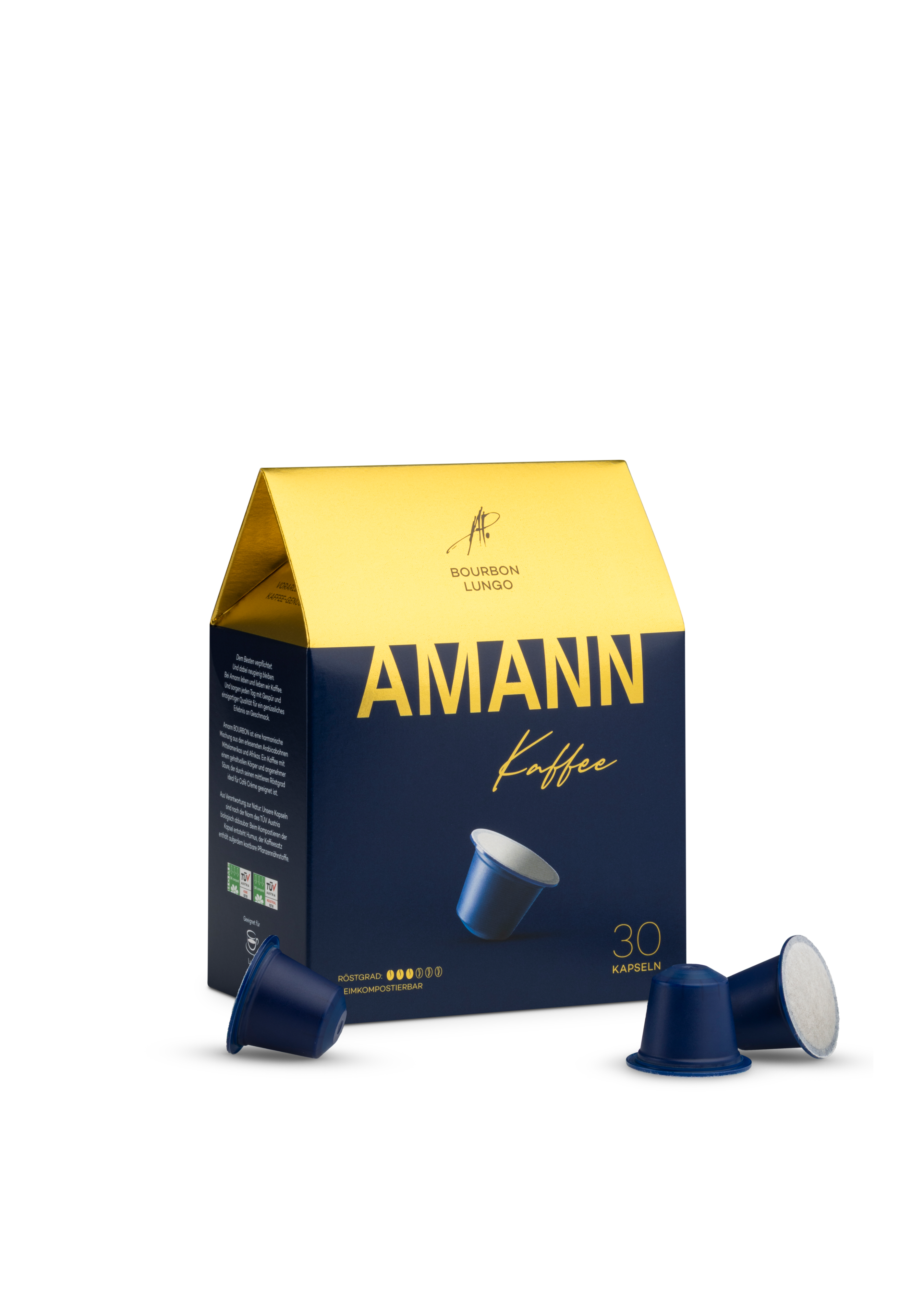 Amann Kaffee - Bourbon Lungo (30 Kapseln)