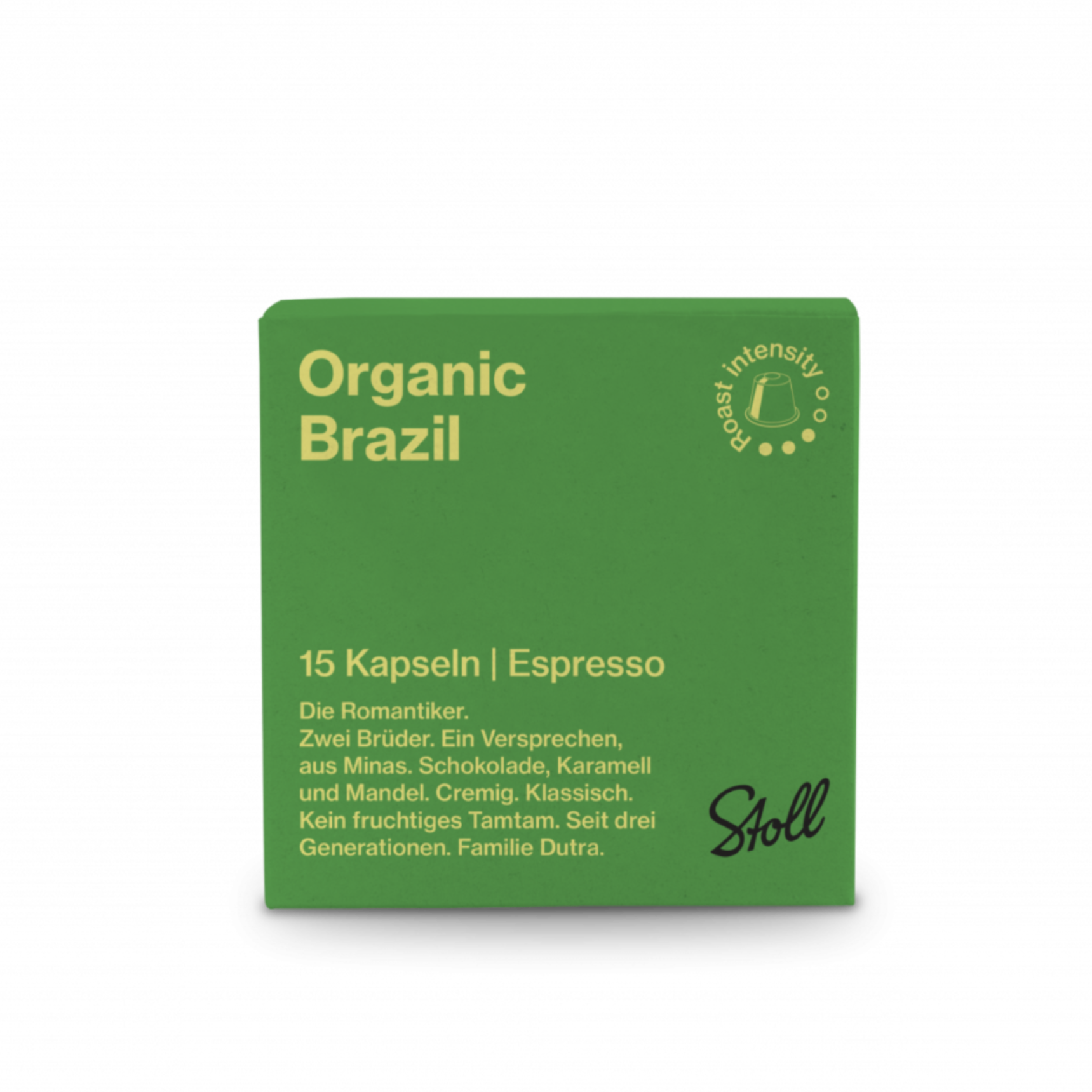 Stoll Kaffee - BIO Brazil Espresso (15 Kapseln)
