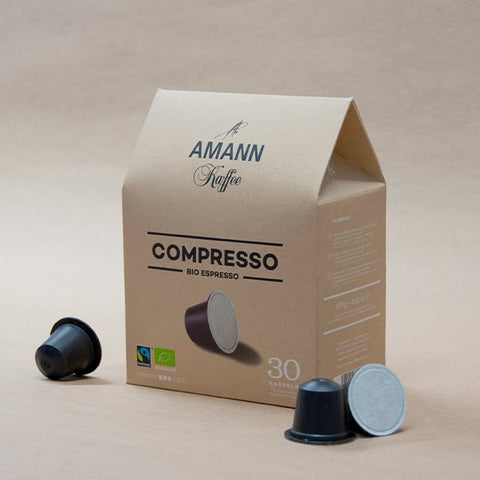 Amann Kaffee - BIO Compresso Espresso (30 Kapseln)