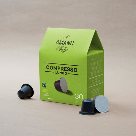 Amann Kaffee - BIO Compresso Lungo (30 Kapseln)