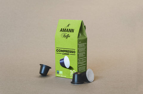 Amann Kaffee - BIO Compresso Lungo (10 Kapseln)